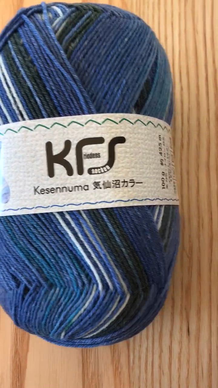 毛糸 Opal-オパール- 気仙沼カラー 4ply/4本撚り KFS107.海