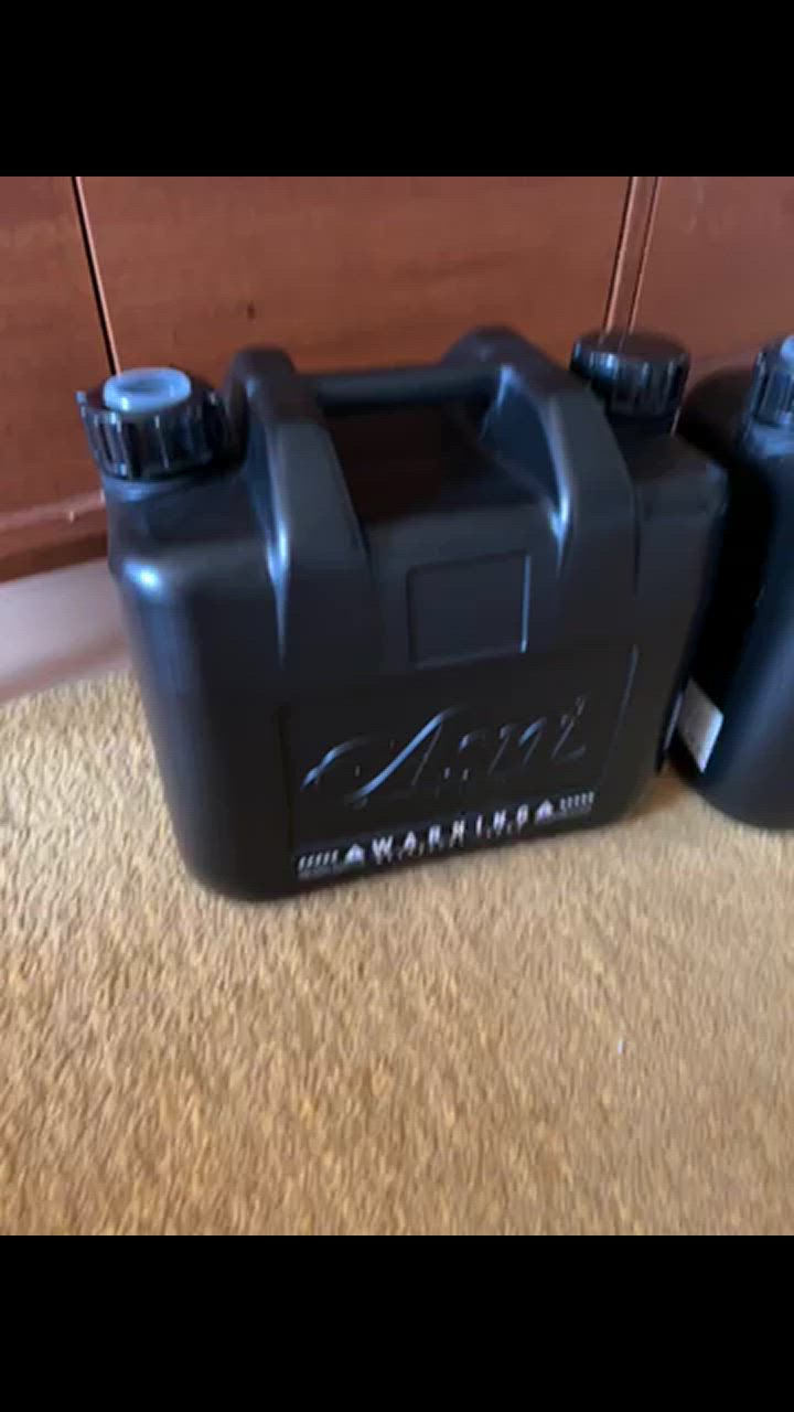 10L 灯油タンク 灯油缶 ポリタンク キャンプ アウトドア 黒