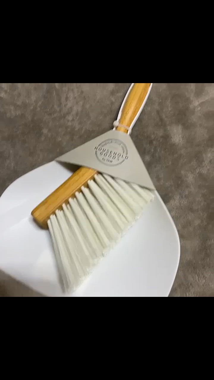 studio CLIP 掃除 ミニほうき＆ちり取りセット「HOUSEHOLD GOODS