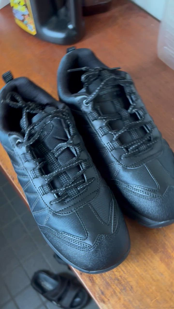 DUNLOP ダンロップ 靴 スニーカー メンズ 防水 幅広 4E 甲高 黒