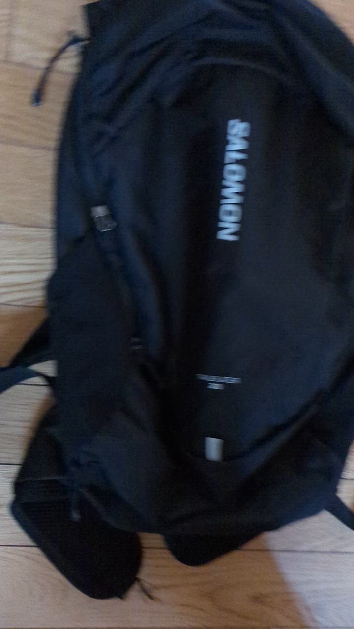 SALOMON リュック グレー/ブラック SALOMON 2024春夏 サロモン トレイルブレイザー 20 20L BLACK