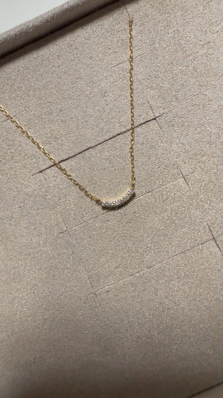 ete ネックレス K18YG レイヤー ダイヤモンド レディース ete ネックレス K18YG レイヤー ダイヤモンド レディース