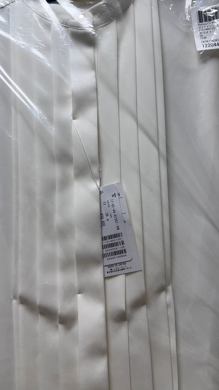 Ballsey ブラウス シャツ クリアデシン メタルボタンシャツ