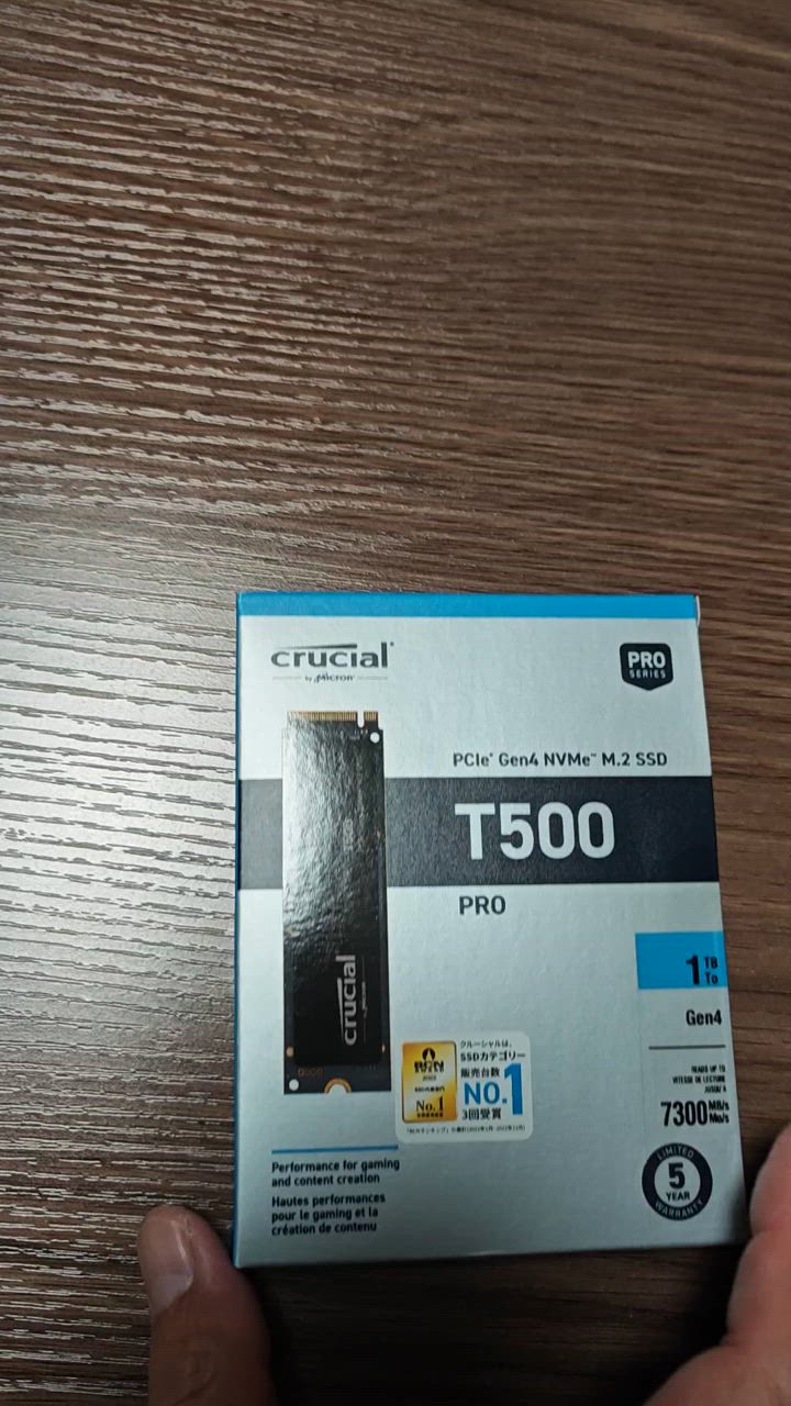 内蔵型SSD Crucial T500 PRO 1TB SSD ヨドバシ.com - crucial クルーシャル 内蔵SSD Crucial T500