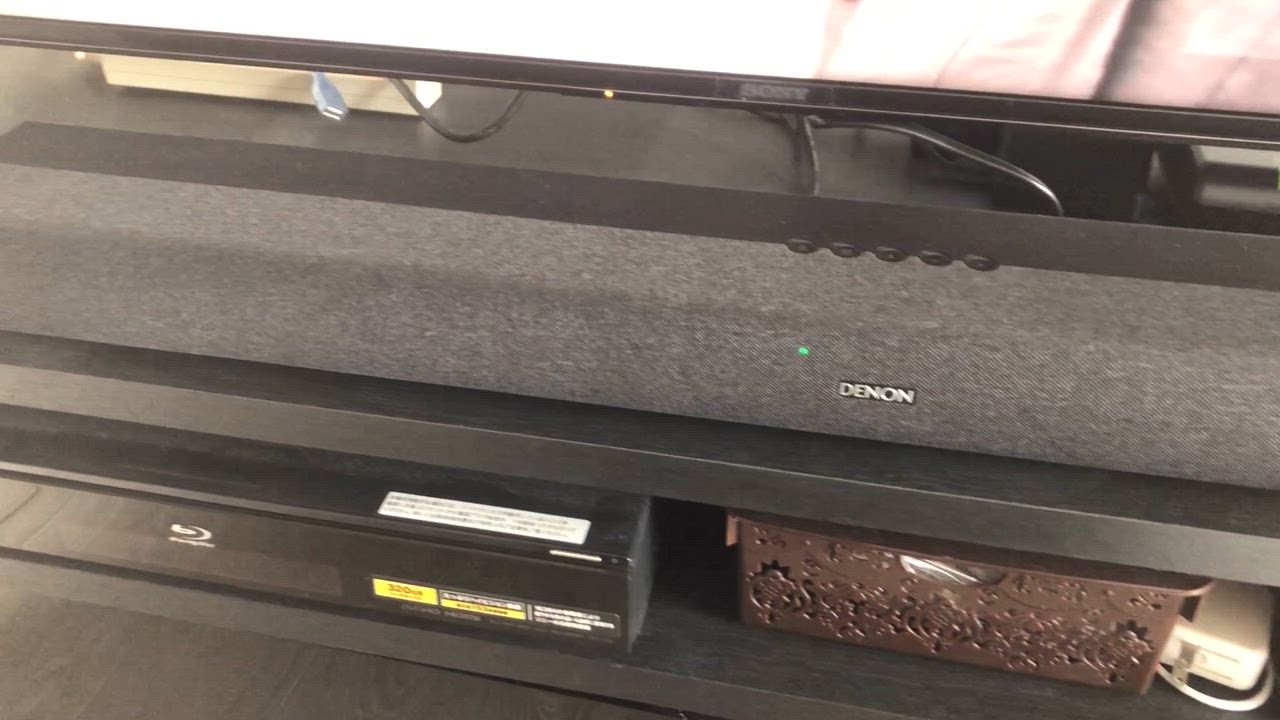 DENON DHT-S218K サウンドバー Dolby Atmos対応 ブラック