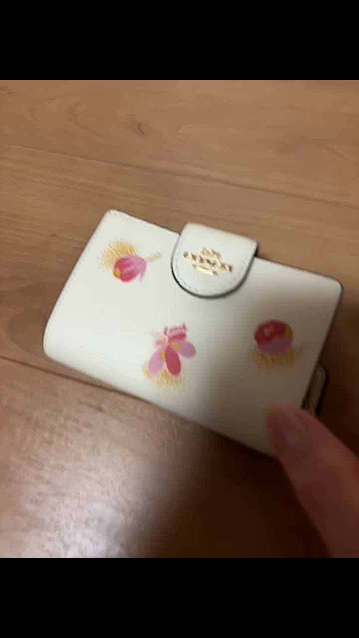 限定品！新品　COACH　コーチ 財布 折り財布　２つ折り財布 花柄 la-blossoms_ci193-b4rhr