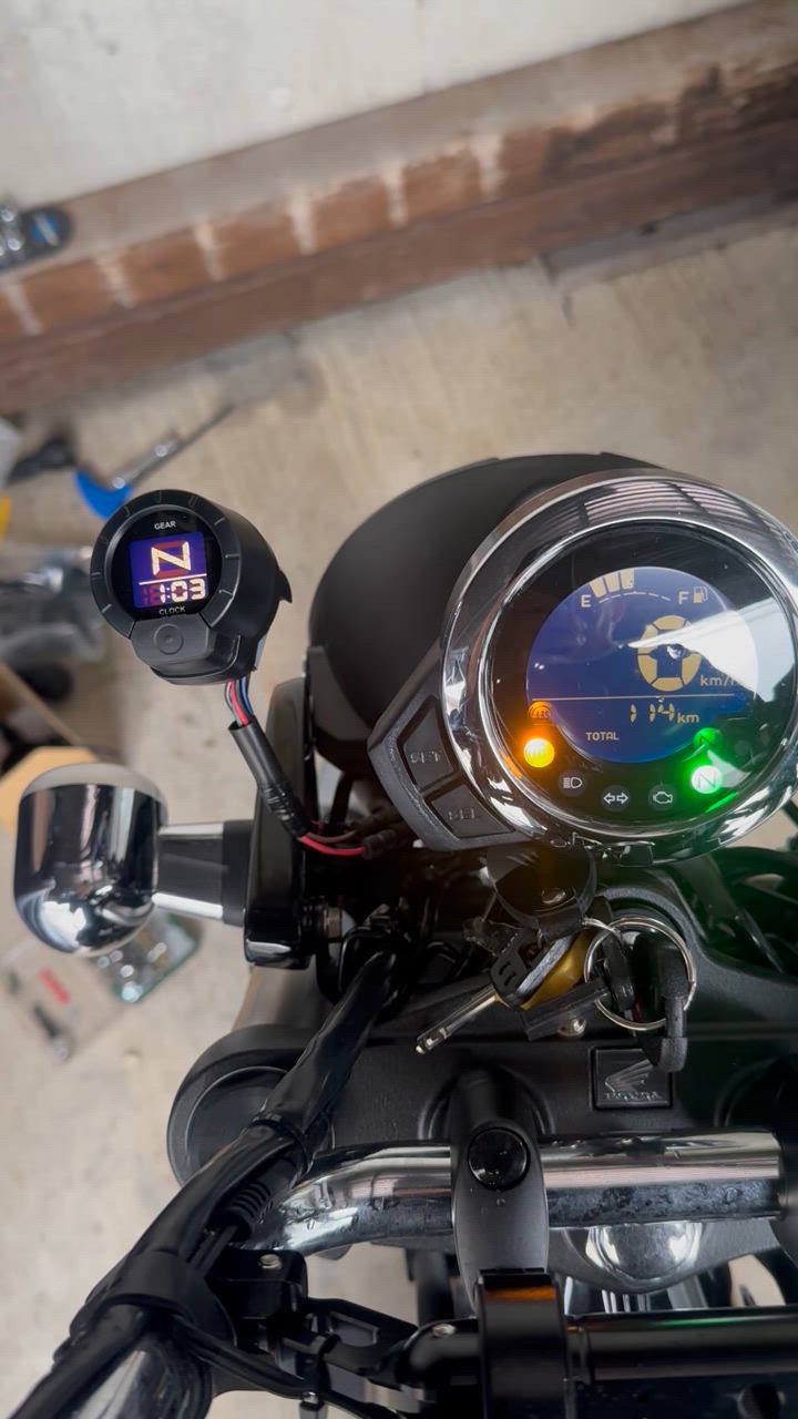 ホンダ HONDA クロック＆ギアポジションメーター Dax125