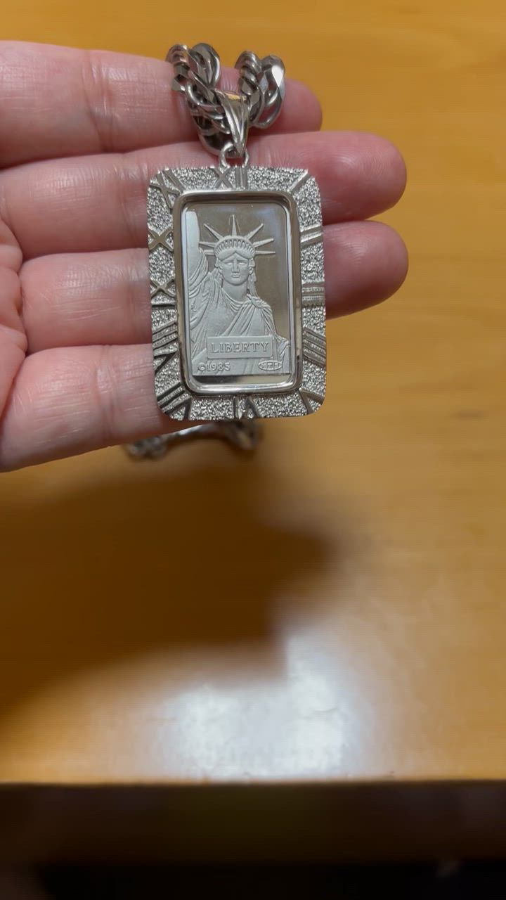 プラチナ20gペンダントトップ CREDIT SUISSE製20g