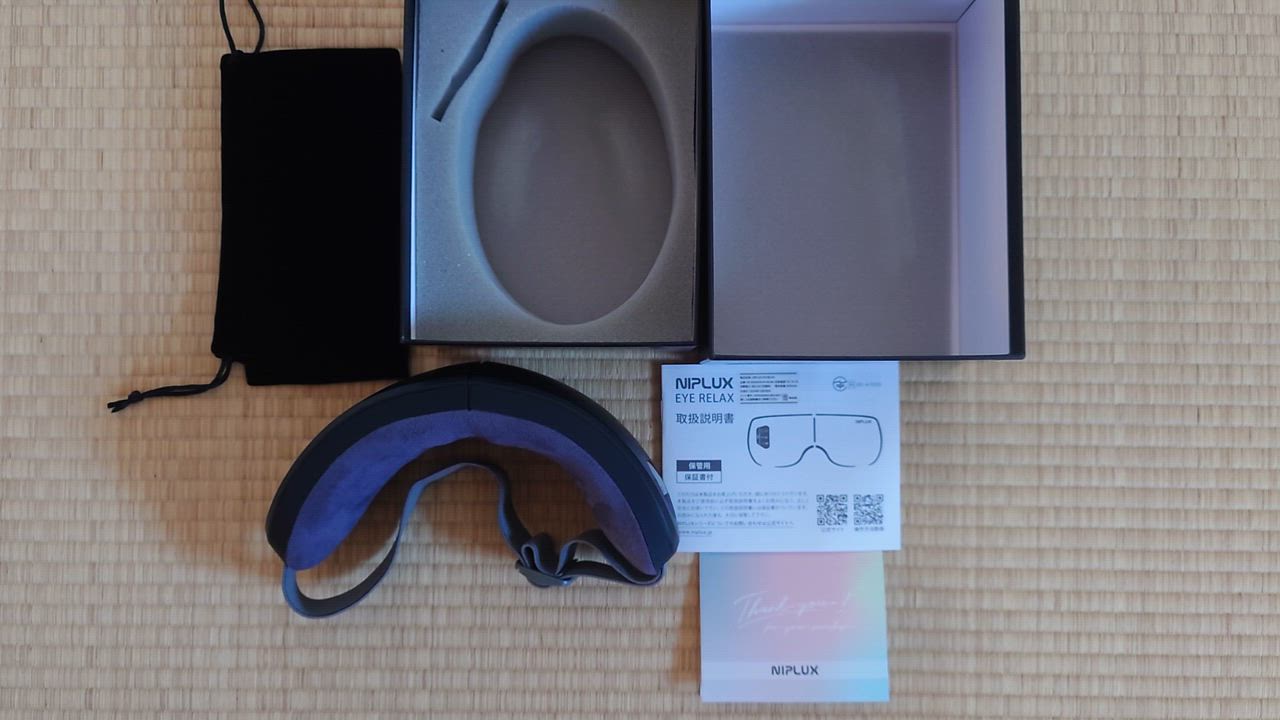 NIPLUX ホットアイマスク 充電式 EYE RELAX S アイ NIPLUX ホットアイマスク 充電式 EYE RELAX S アイ
