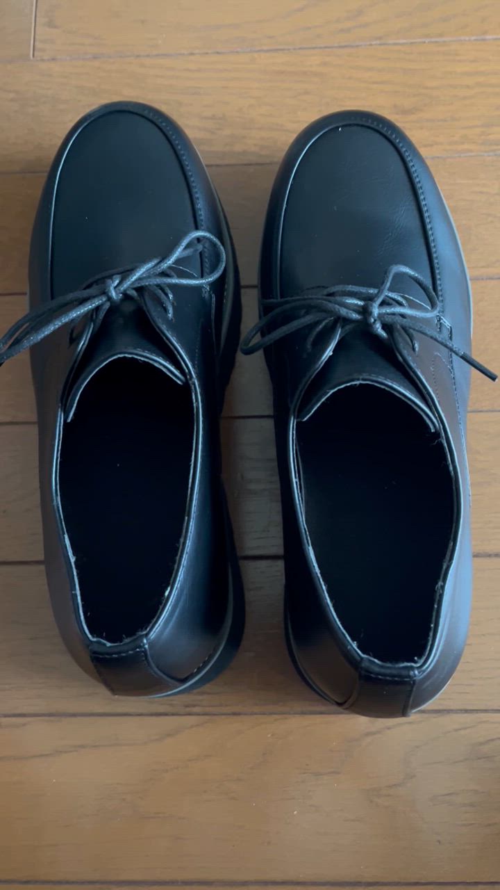 CLEL ビジネスシューズ 「CLEL」High Sole Shark Derby Shoes