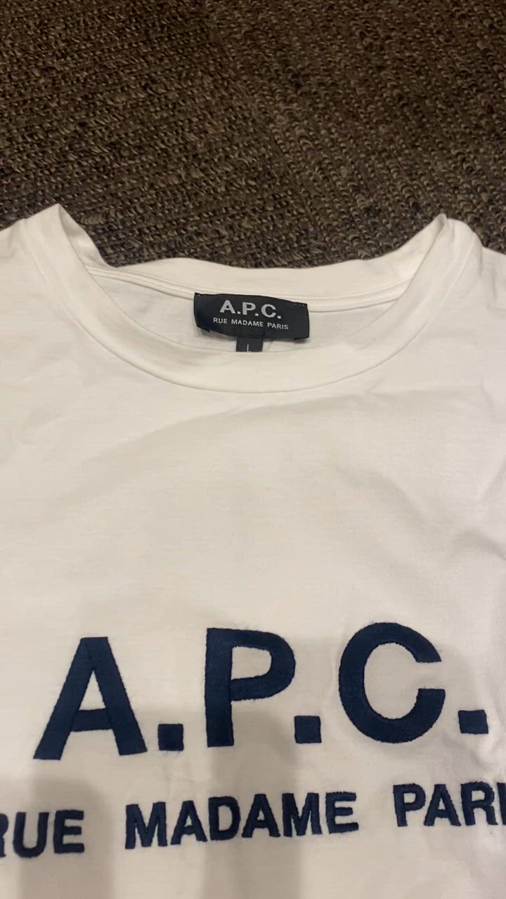 A.P.C. tシャツ T-SHIRT RUE MADAME 2.0 メンズ レディース