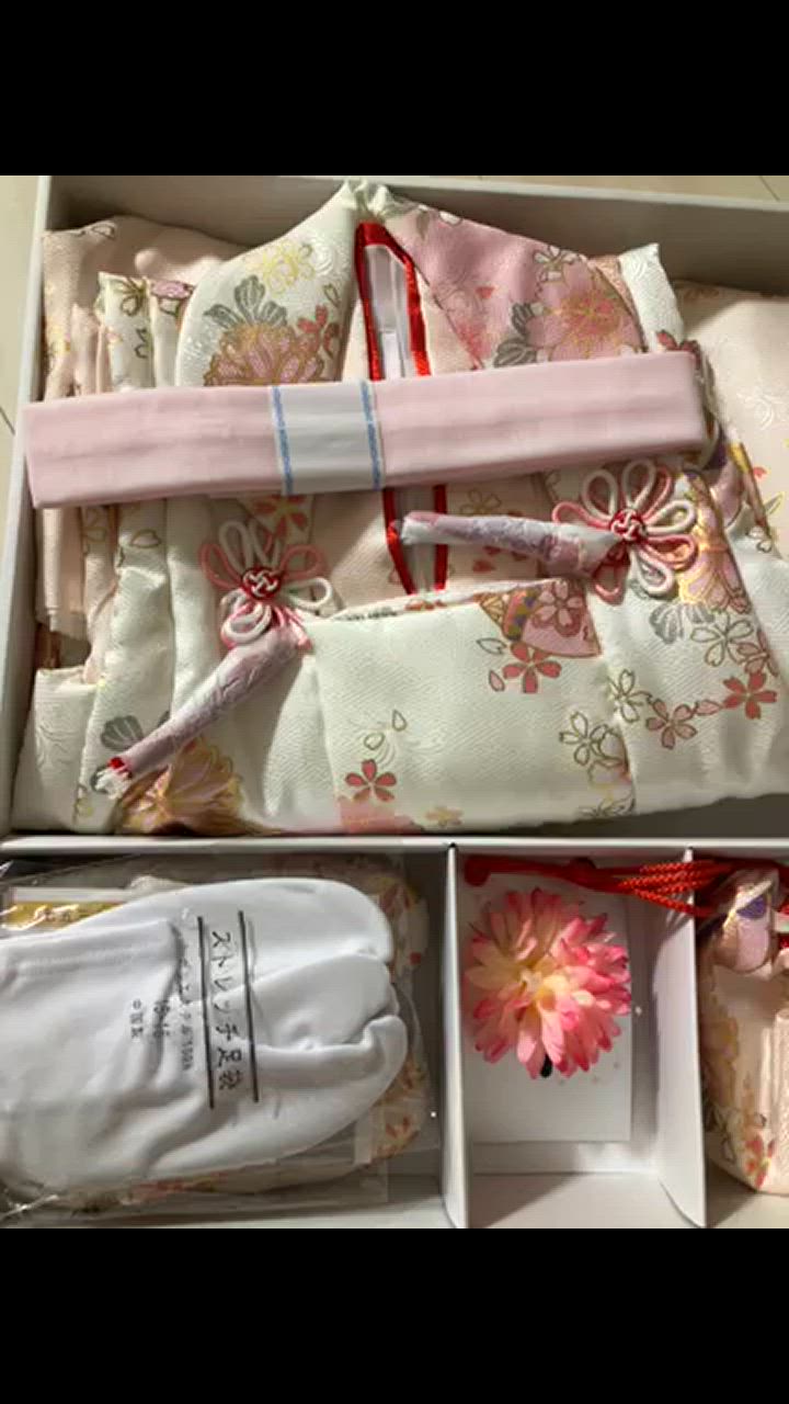 KYOETSU 七五三 着物 3歳 女の子 【全て揃った豪華9点フルセット