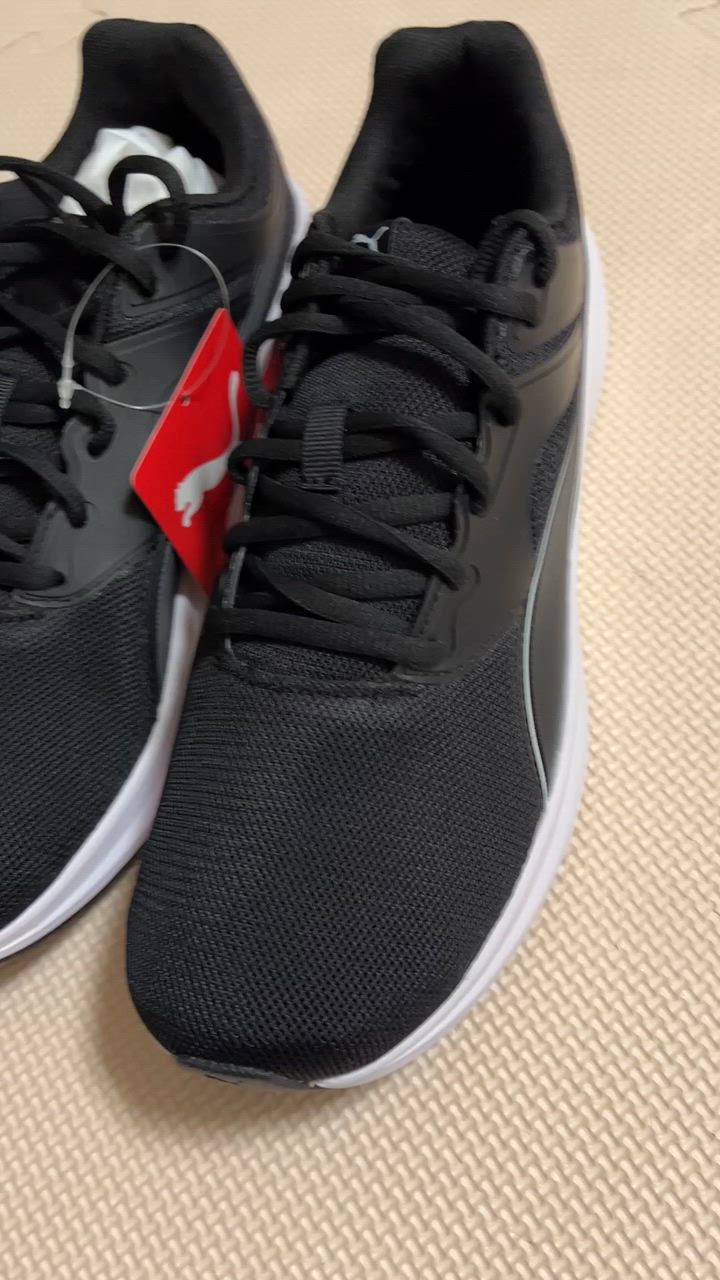 PUMA ランニングシューズ ブラック プーマランニングシューズ 黒 スニーカー PUMA スニーカー プーマ ユニセックス トランスポート