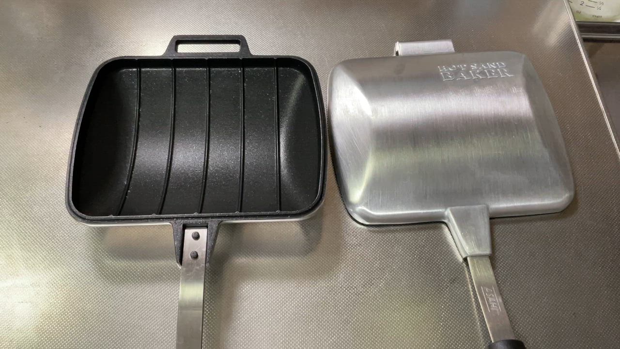アサヒ軽金属 ホットサンドメーカー ガス 直火 キャンプ アサヒ軽金属 ホットサンドメーカー ガス 直火 キャンプ