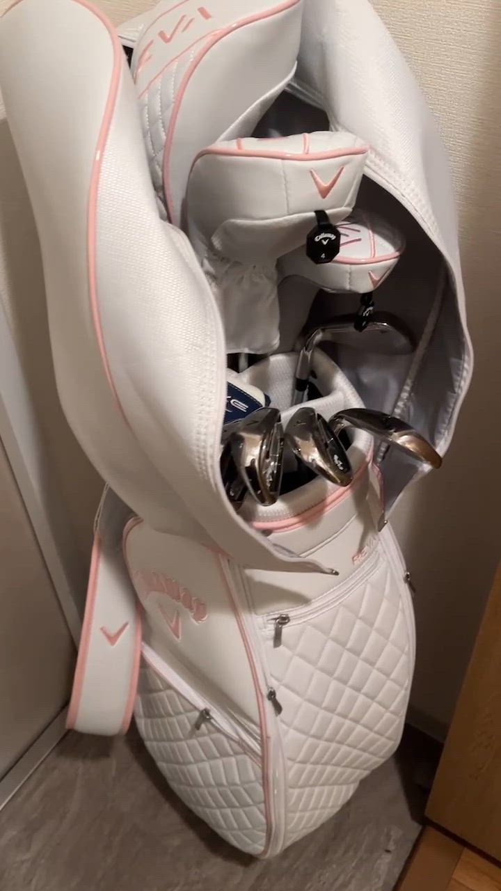 キャロウェイ ＲＥＶＡ（レバ） パッケージセット （ローズピンク、キャディバッグ Callaway キャロウェイ レヴァ REVA パッケージセット クラブ10