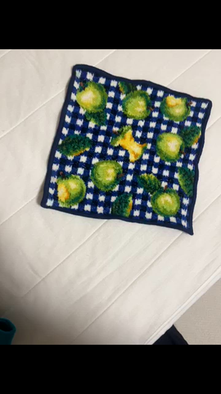 feiler タオル ハンカチ 「別注」「FEILER」GREEN APPLE