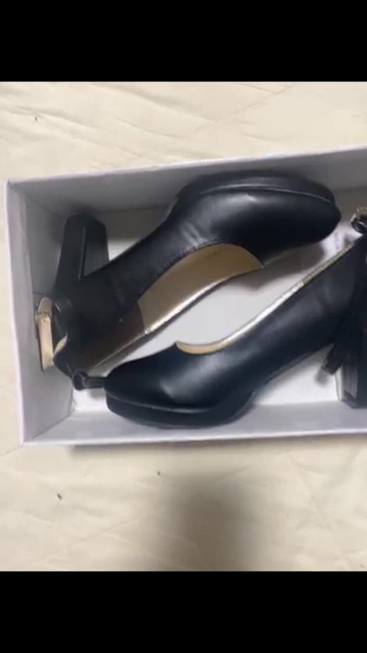 lus. lus.2316 アンクルストラップ付パンプス 厚底 ヒール7cm