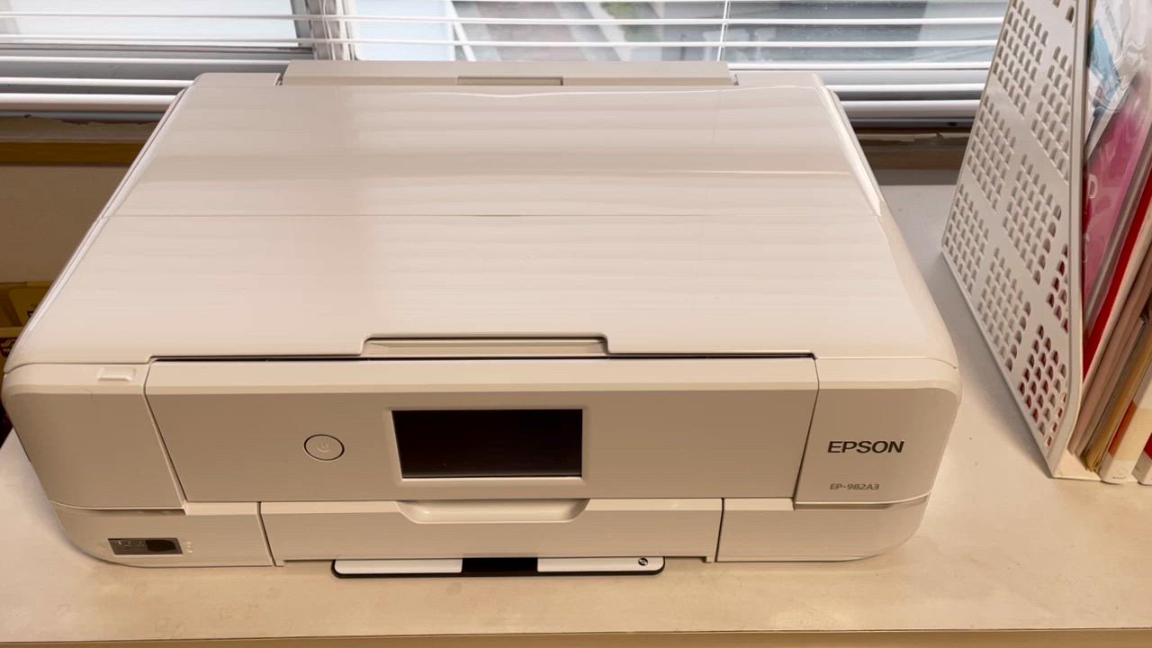 新品　EPSONプリンター　EP-982A3 ホワイト Amazon.co.jp: エプソン カラー プリンター インクジェット複合