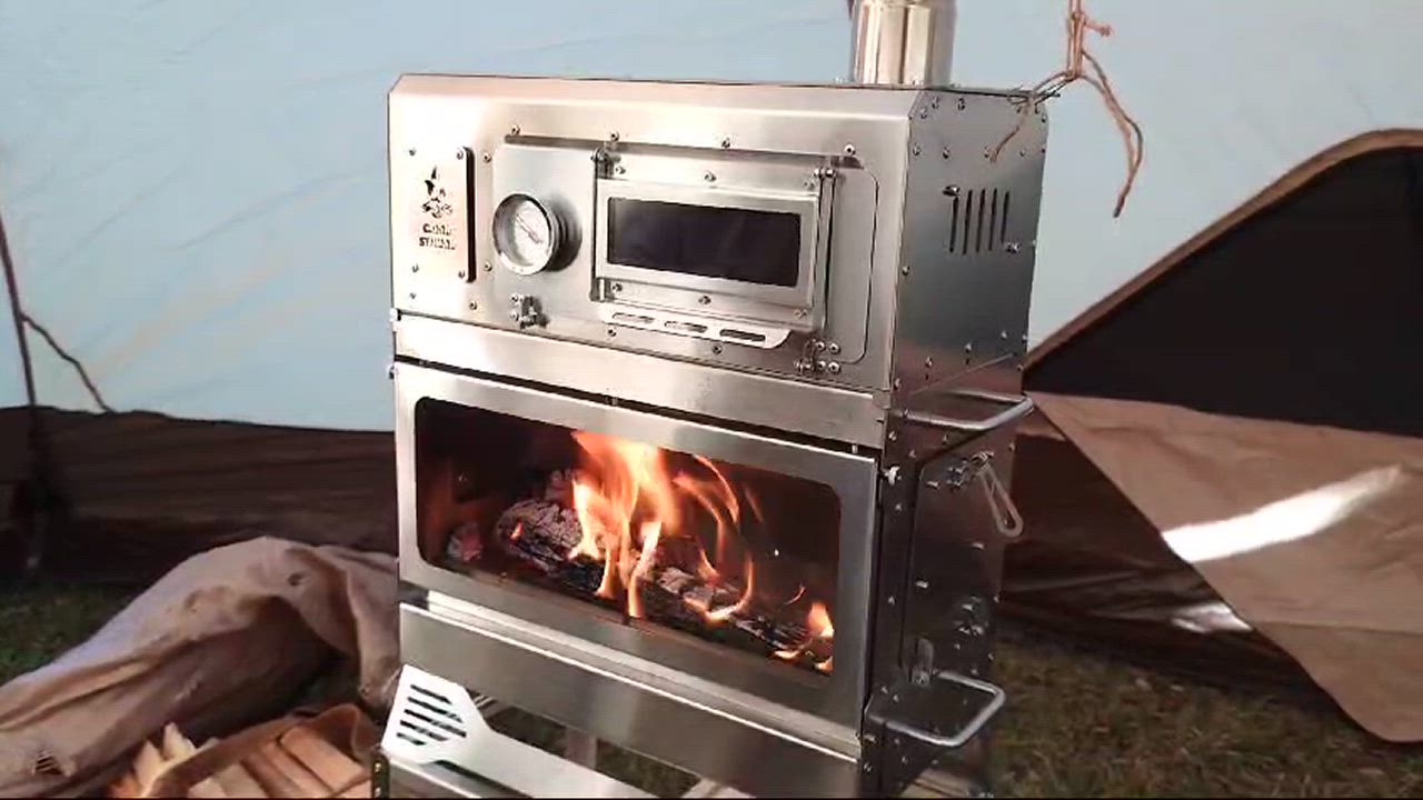 数に限りがありますお早めにご注文ください】CampSwampStove WoodsWonders 3(ウッドワンダーズ3)（ウッドラック（薪ストーブ台）、布製収納バッグ付き）  : csg-018 : CampSwamp OUTDOORS - 通販 - Yahoo!ショッピング