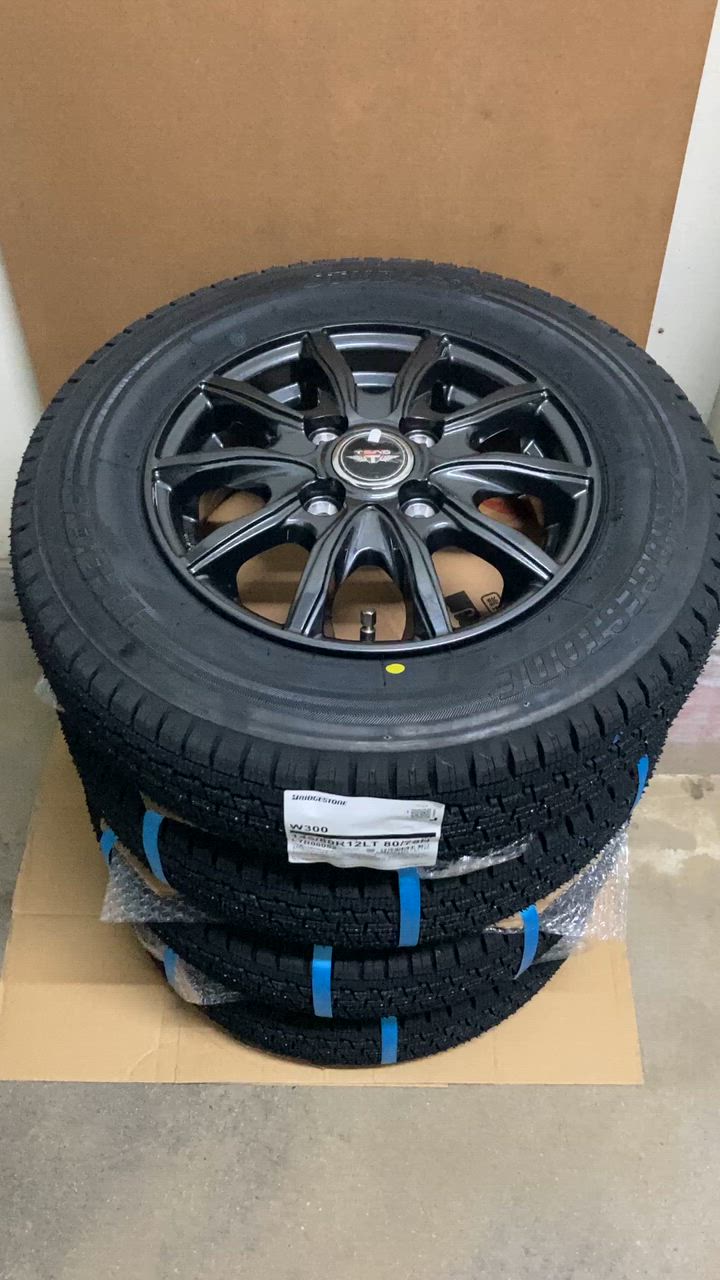 BRIDGESTONE 145/80R12 145R12インチ 6PR ブリヂストン W300