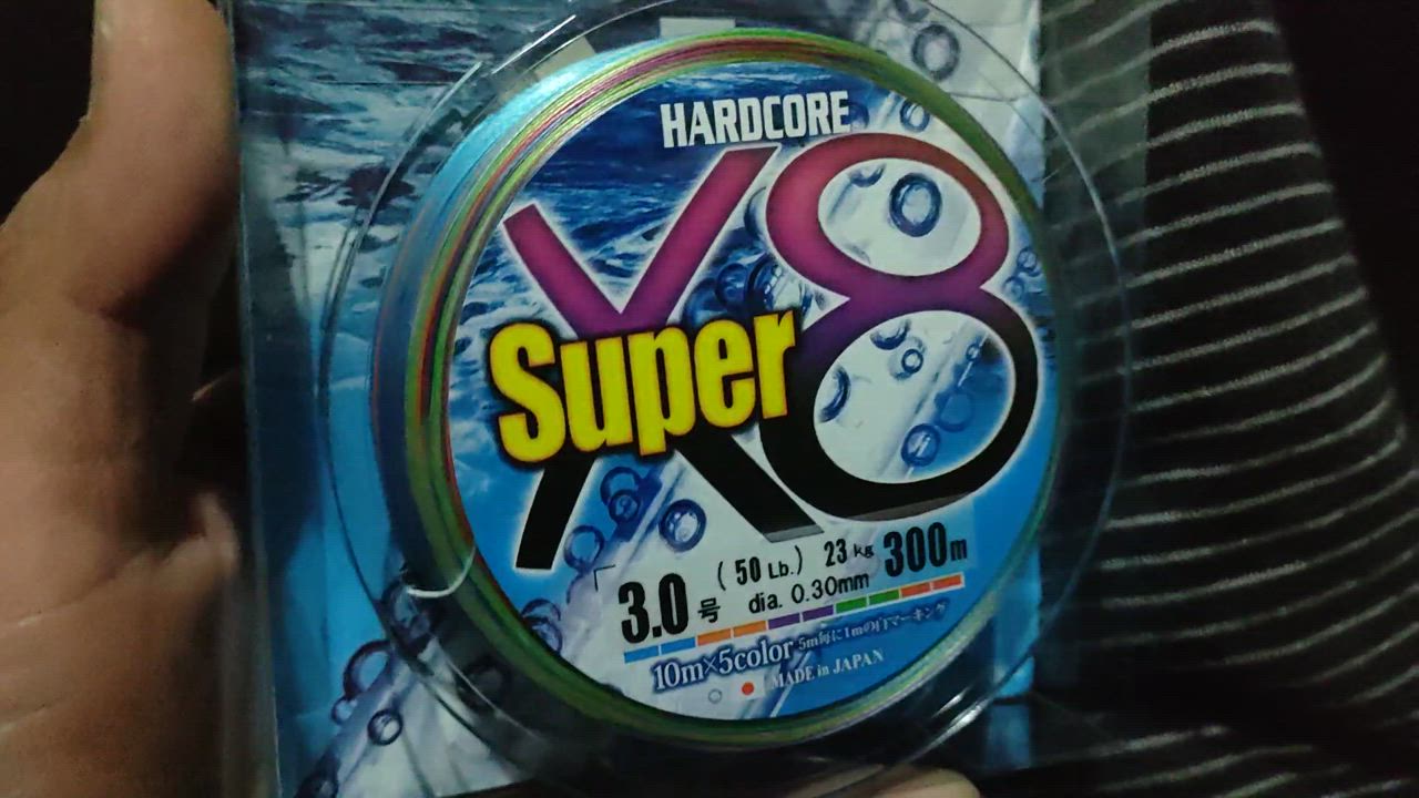 DUEL ハードコア スーパーx8 5色分け 300m巻 0.6号0.8号1号1.2号