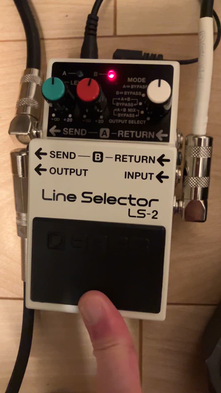BOSS（楽器、器材） BOSS Line Selector LS-2 エフェクター