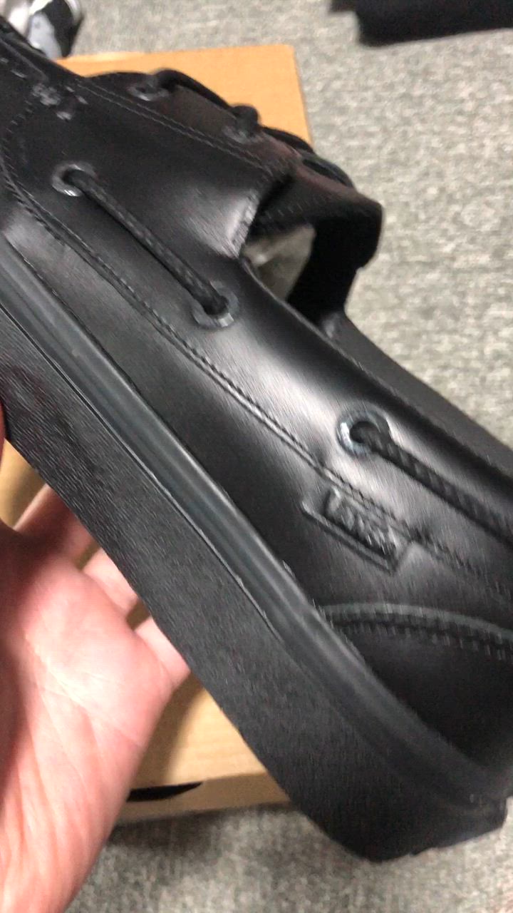 VANS スニーカー ヴァンズ 2 EYELET 2アイレット V176CF BLACK