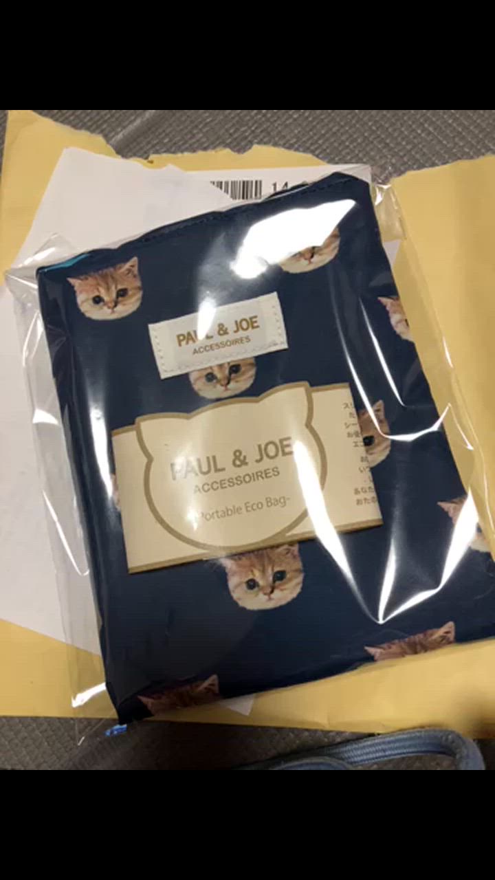 PAUL&JOE ポールアンドジョー エコバッグ ポール&ジョー 猫柄