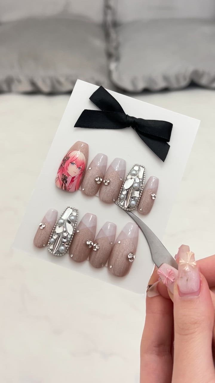 ねいるちっぷ 500枚入り》クリア ネイル チップ【 バレリーナ タイプ 】500枚