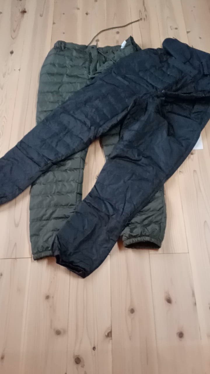 LIMITED SELECT 《ダウン増量》 前開き ダウンパンツ メンズ