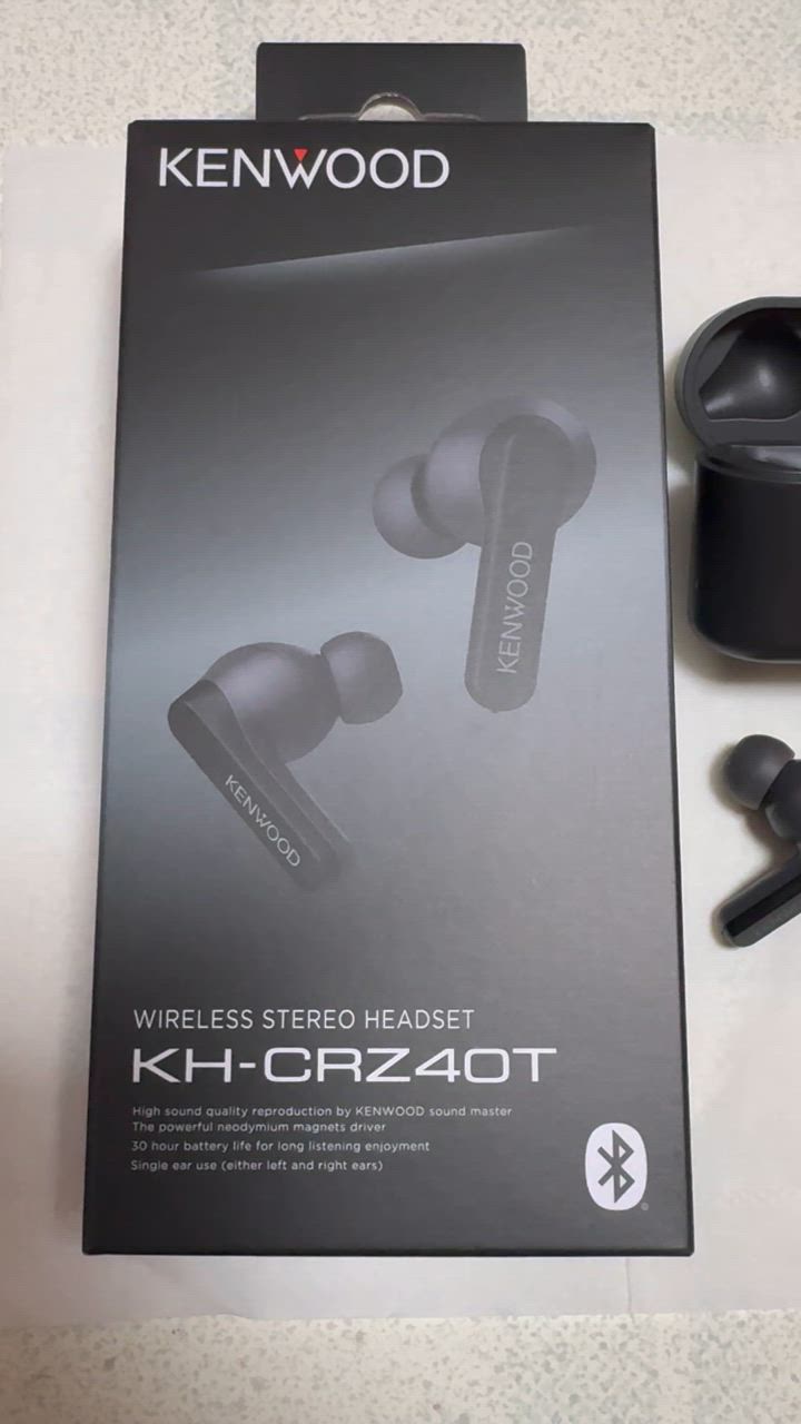 KENWOOD ワイヤレスイヤフォン ブラック KENWOOD 完全ワイヤレスイヤホン KH-BIZ70T | JVCケンウッドストア
