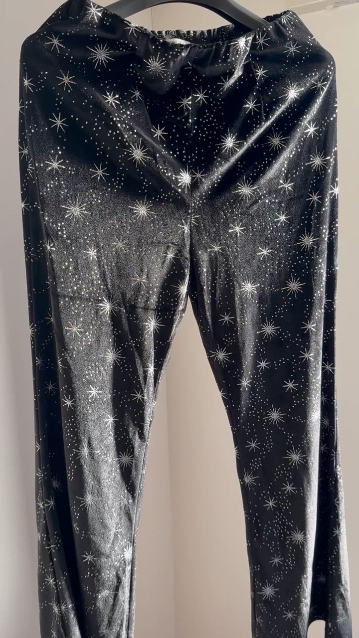 musubore パンツ velours leggings PT / ベロアフレアパンツ