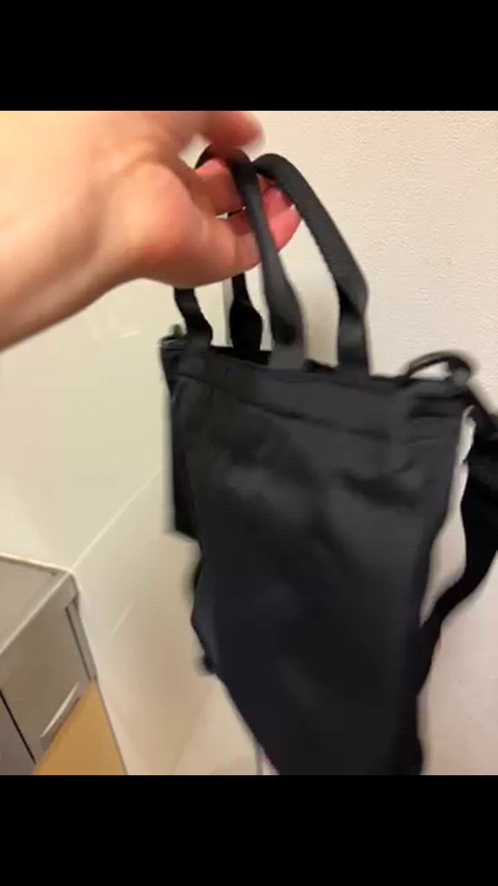 agnes b. マザーズバッグ AC12 E SAC ロゴハンドバッグ