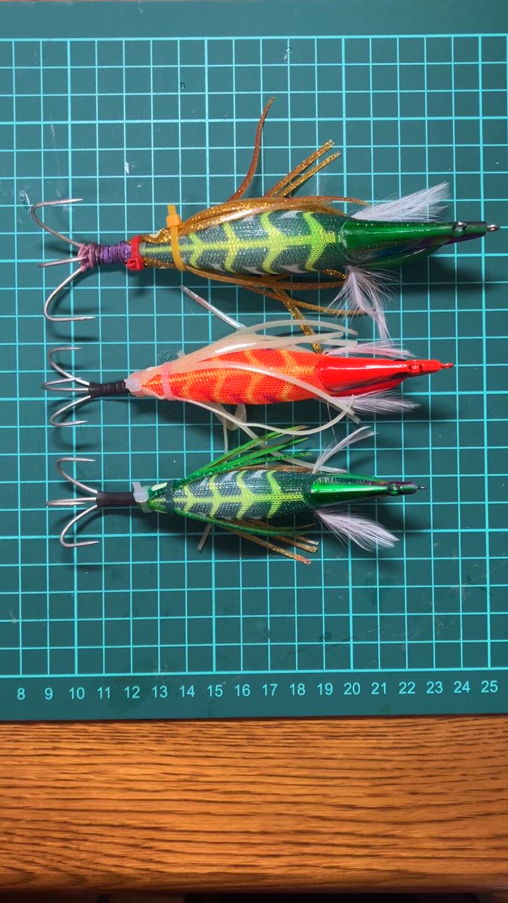 DRAGON（釣り） マルシン漁具 3.5号 ラトル内臓タコエギ レッツ
