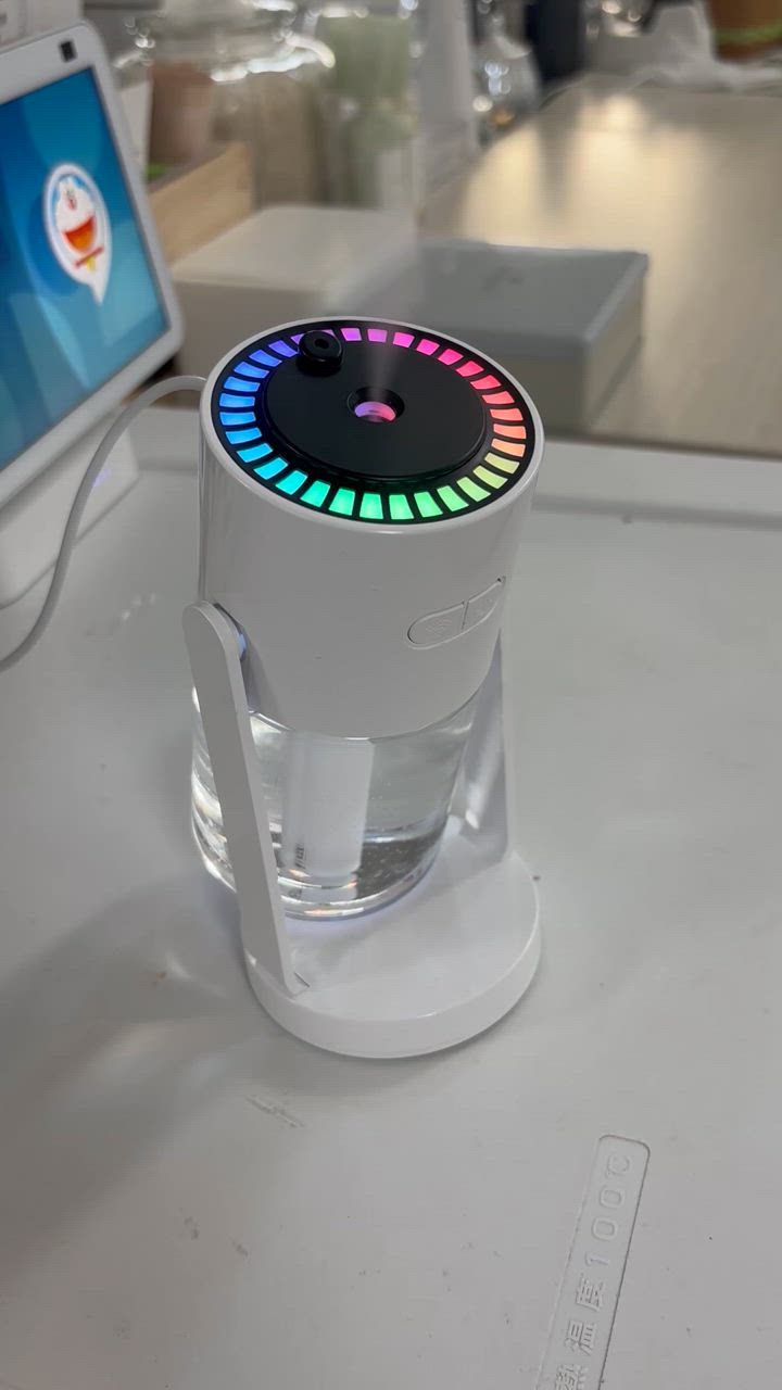 加湿器 卓上 X08 次亜塩素酸水対応 280ml 超音波 アロマ対応