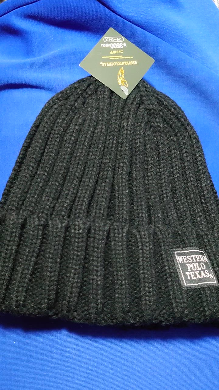 おまけでニット帽1枚付いてくる Western POLO ワンポイント