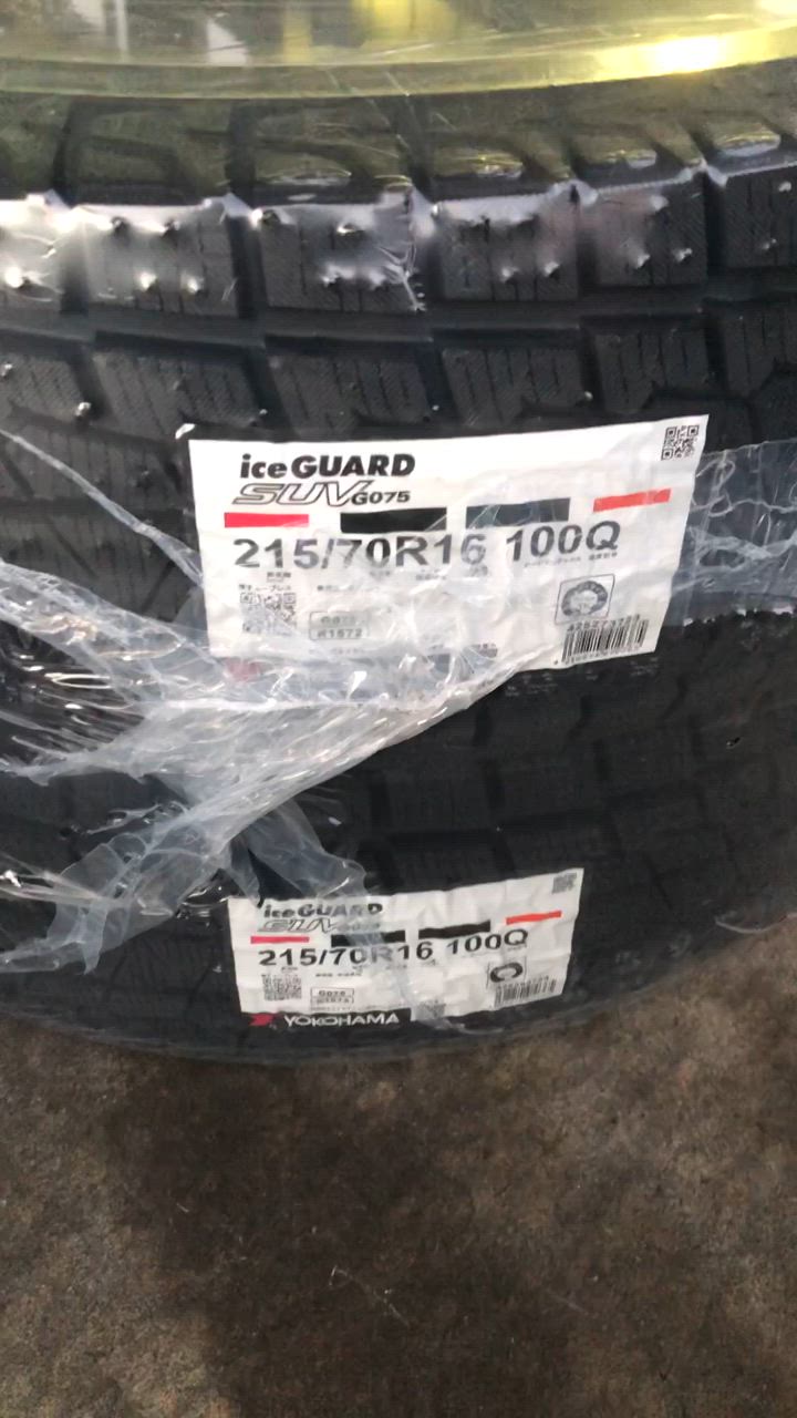 アイスガード SUV G075 215/70R16 100Q 4本 スタッドレス