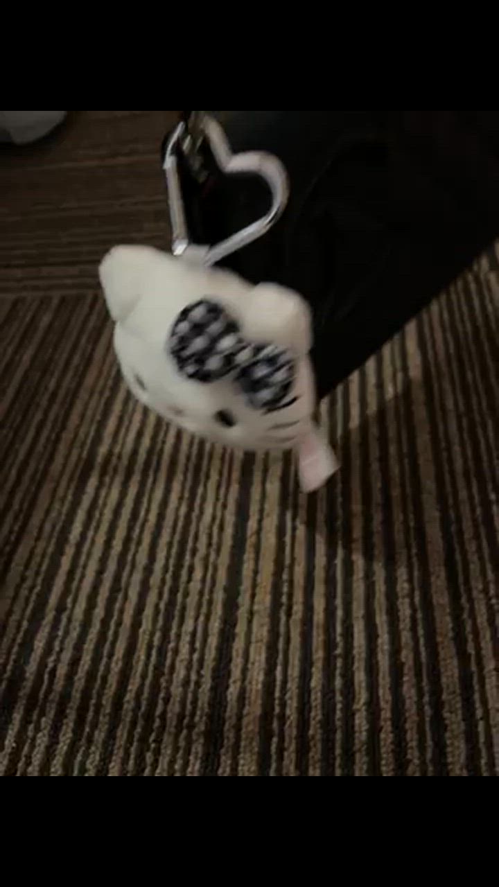 sanrio ハローキティ フェイス形マスコットホルダー（I Love