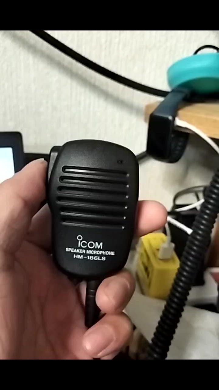 超美品★ICOM HM-186L スピーカーマイクロホン 3個セット Amazon.com: ICOM HM-186LS Small Speaker Microphone : Electronics