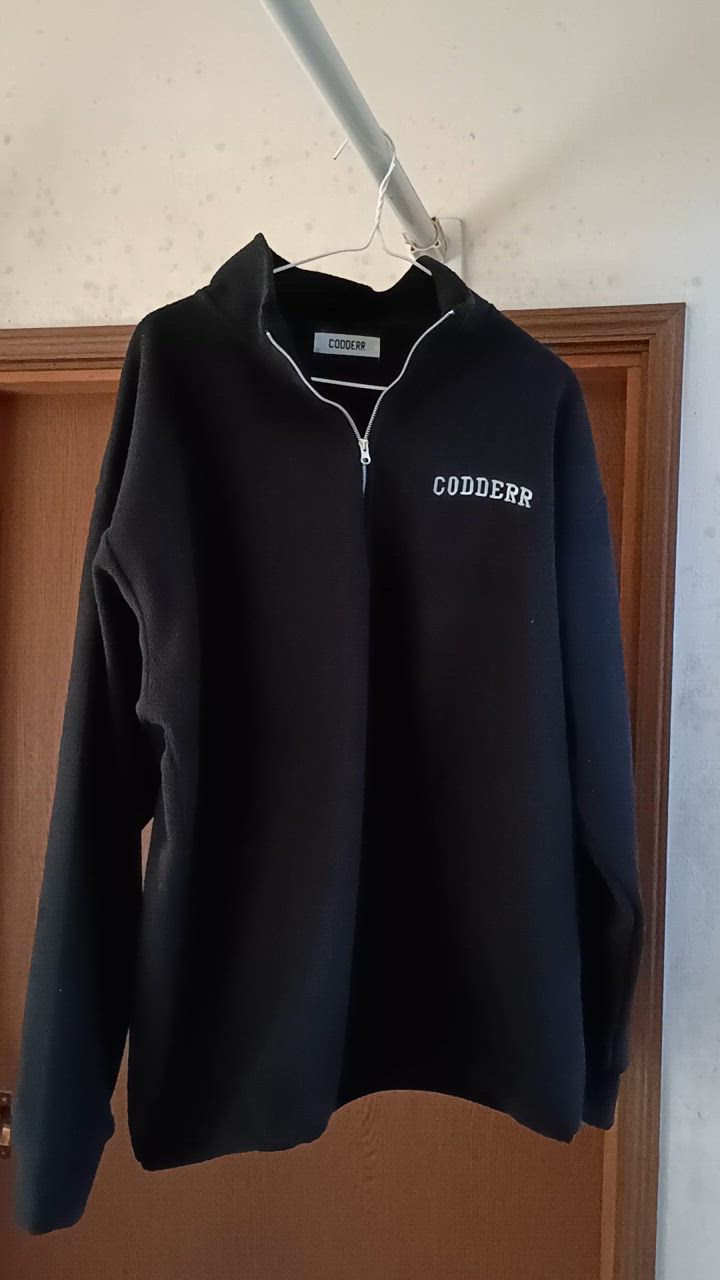 MONO-MART スウェット 「CODDERR」配色 ロゴ刺繍フリース