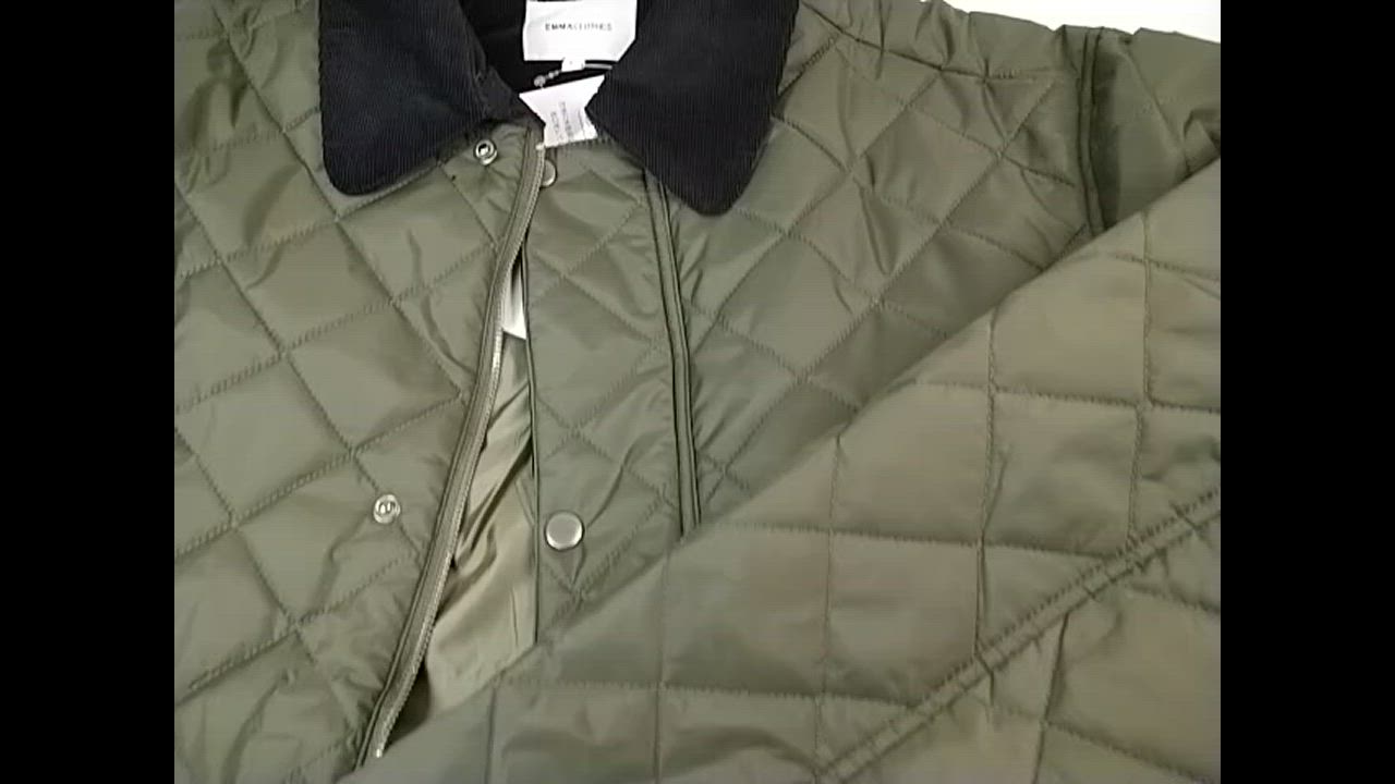 EMMA CLOTHES ブルゾン アウター オーバーサイズ 襟コーデュロイ