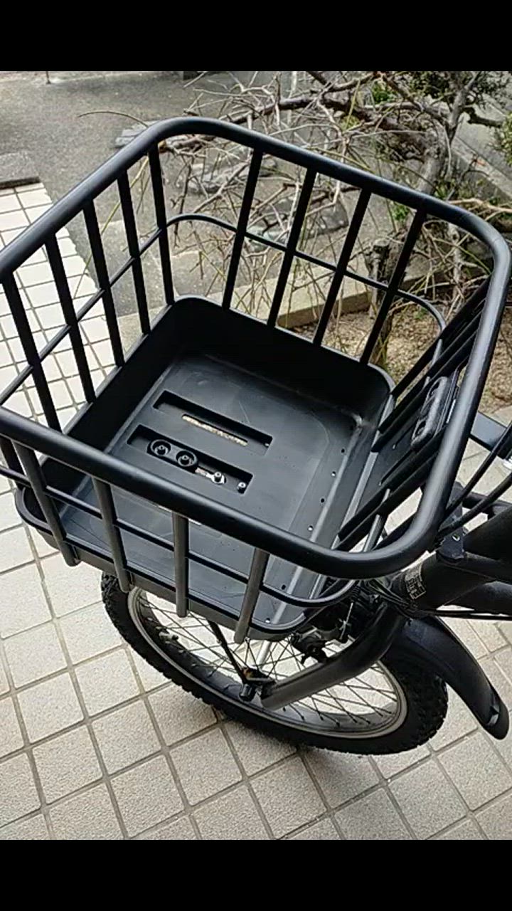 OGK技研 自転車 前かご フロントバスケット チューブパイプ