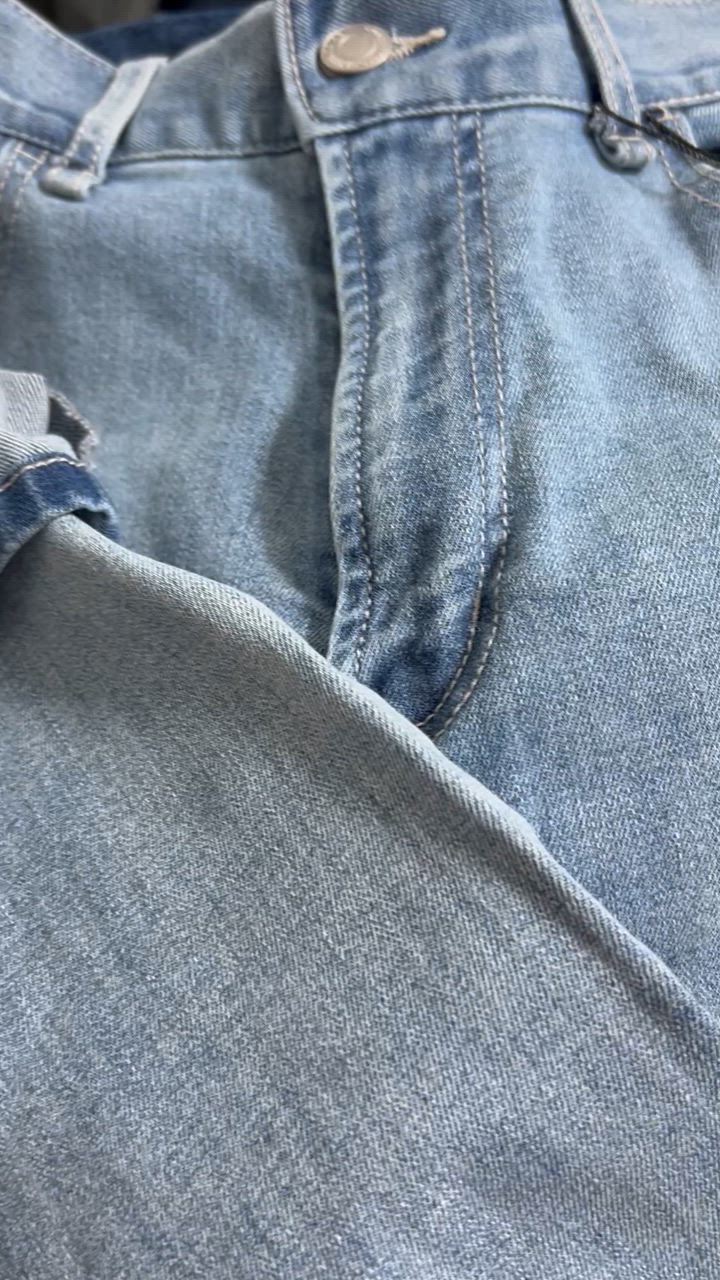 Aletta vita パンツ デニム ジーンズ ストレッチ テーパード