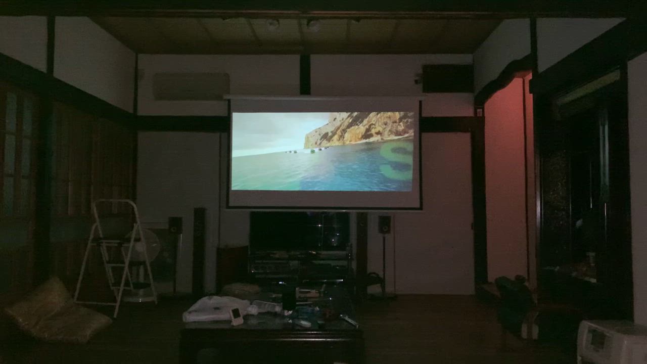 プロジェクター 小型 家庭用 天井 コンパクト Netflix WiFi