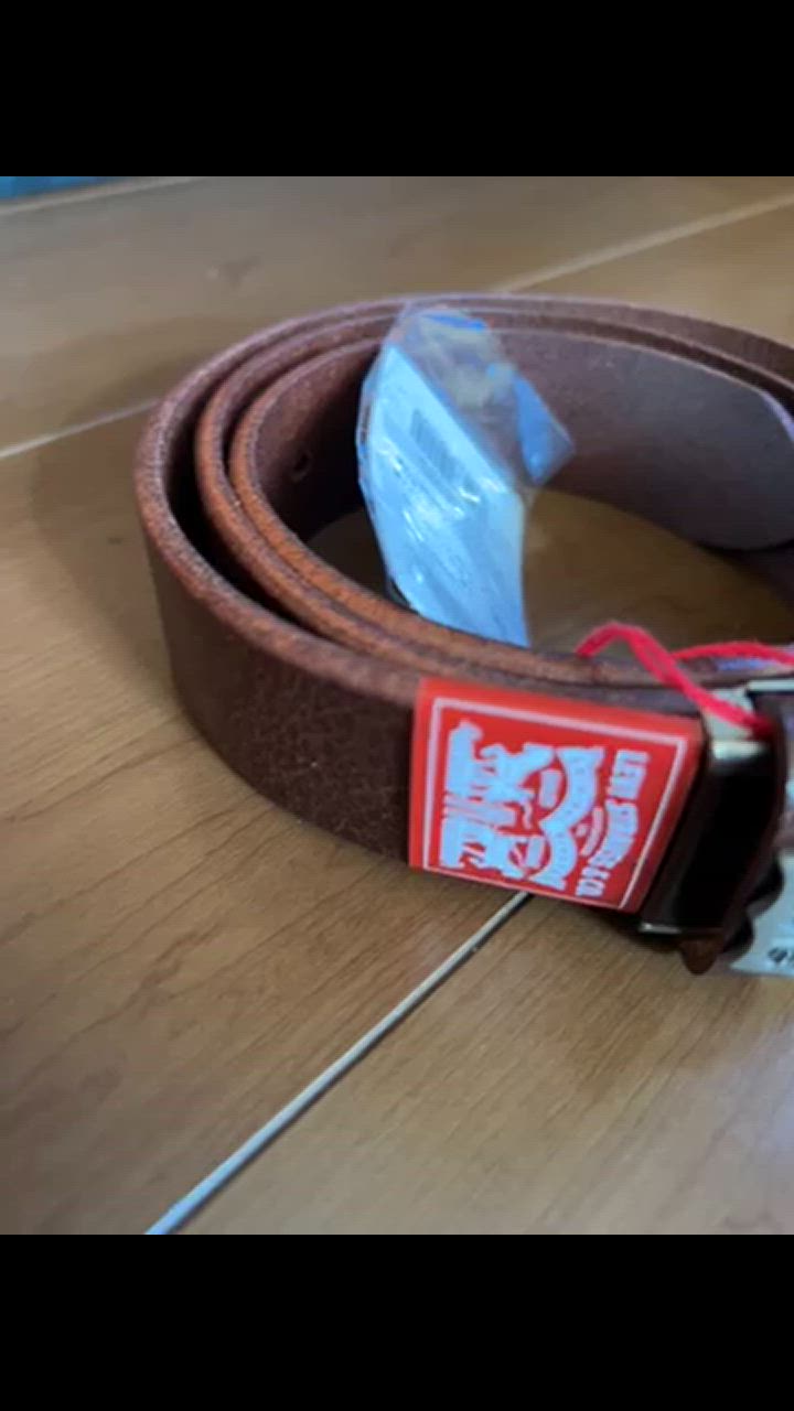 Levi's ベルト Levi's/リーバイス 35mm メタルプレート 本革 帆