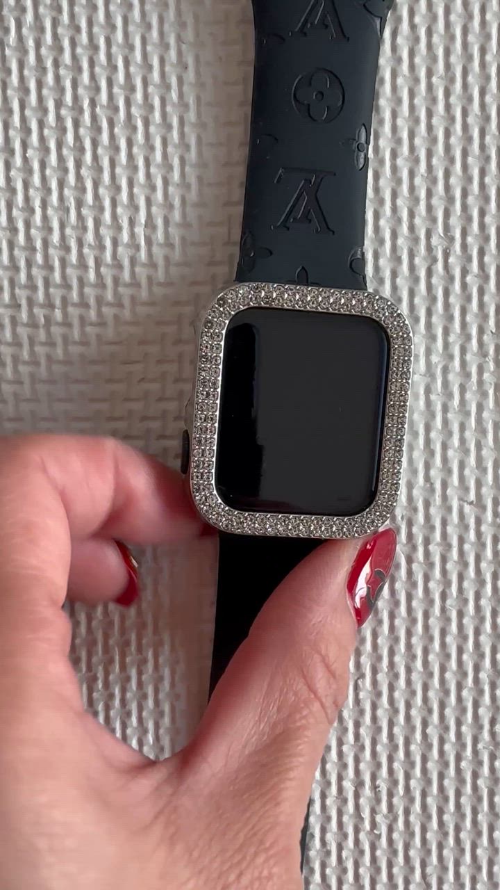 Apple Watch Series 10 9 8 7 キラキラ保護カバー バンパー