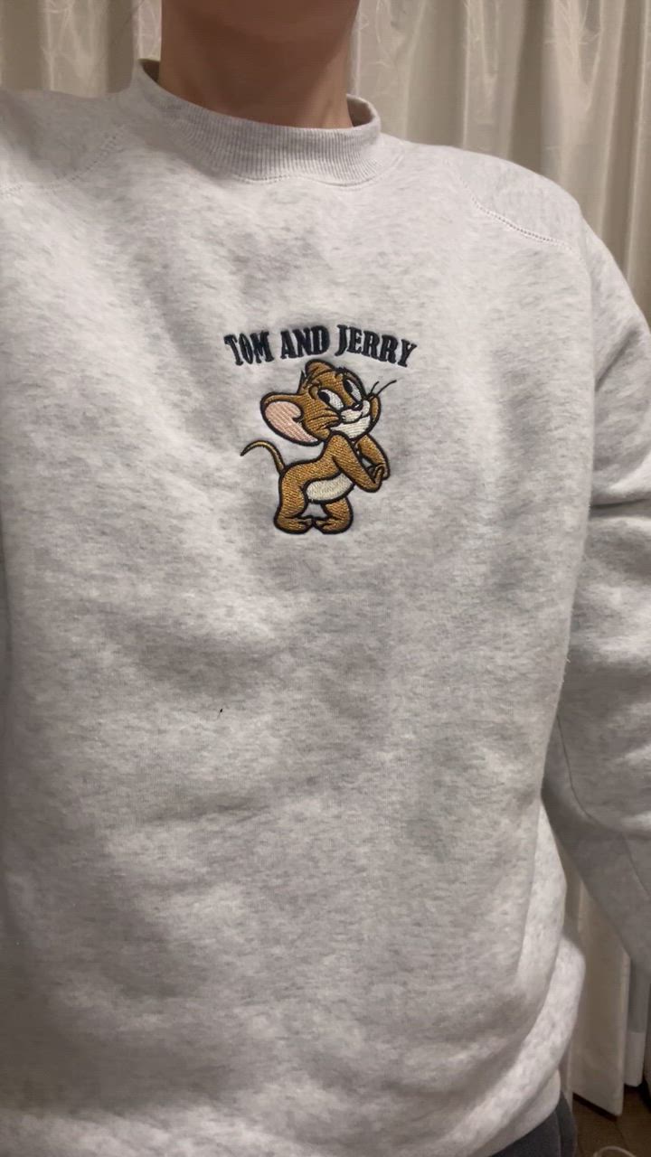 トレーナー スウェット 2024AW Tom and Jerry/トムとジェリー 裏