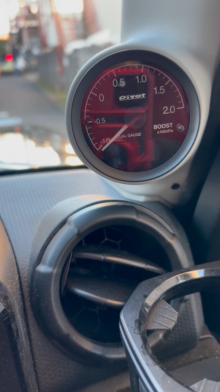 PIVOT (ピボット) メーター【 DUAL GAUGE RS 】ブースト計 DRXB