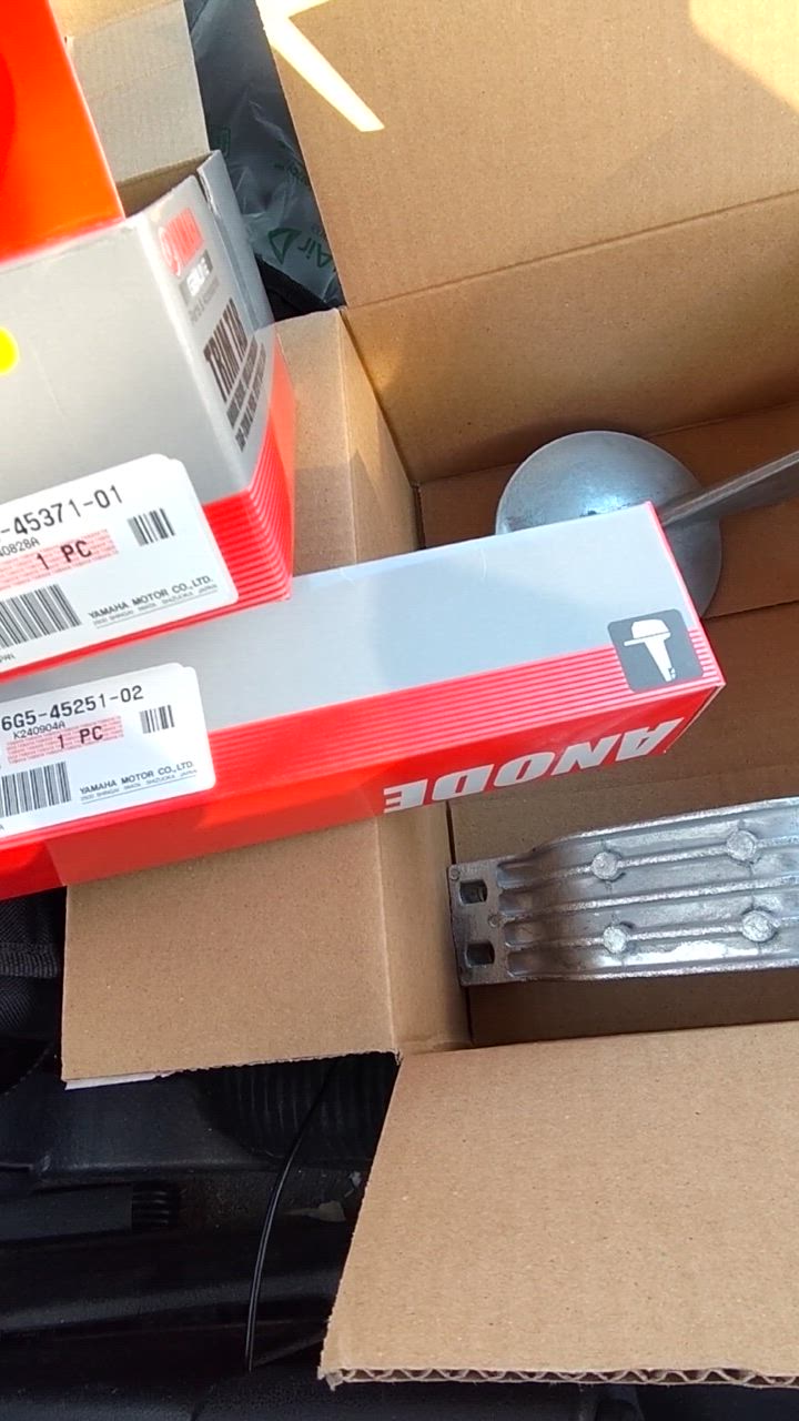 ヤマハ船外機 純正部品トリムタブ アノード 6j9-45371-01