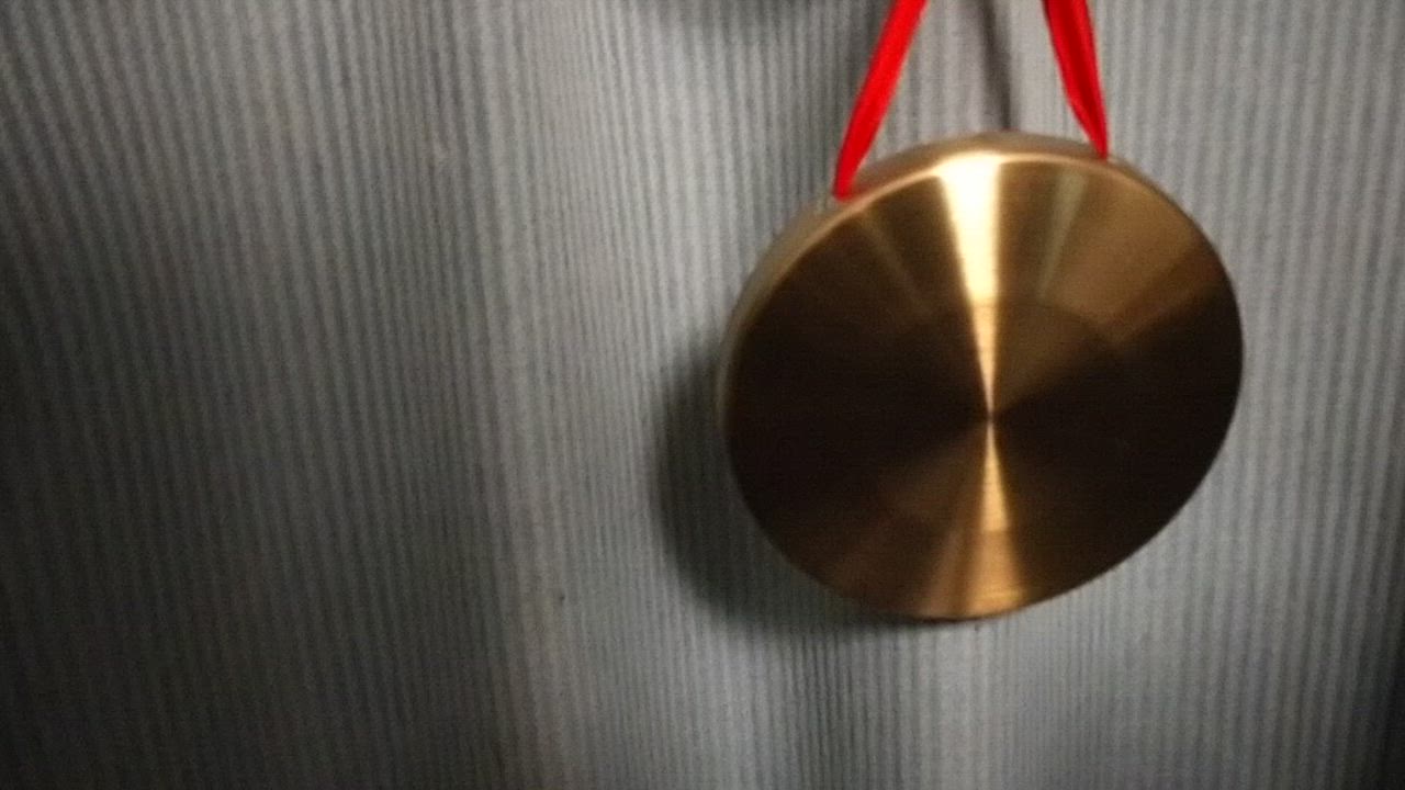 ドラ バチ付き 打楽器 銅鑼 どら チャイナドラ 撥 ゴング 鳴り物